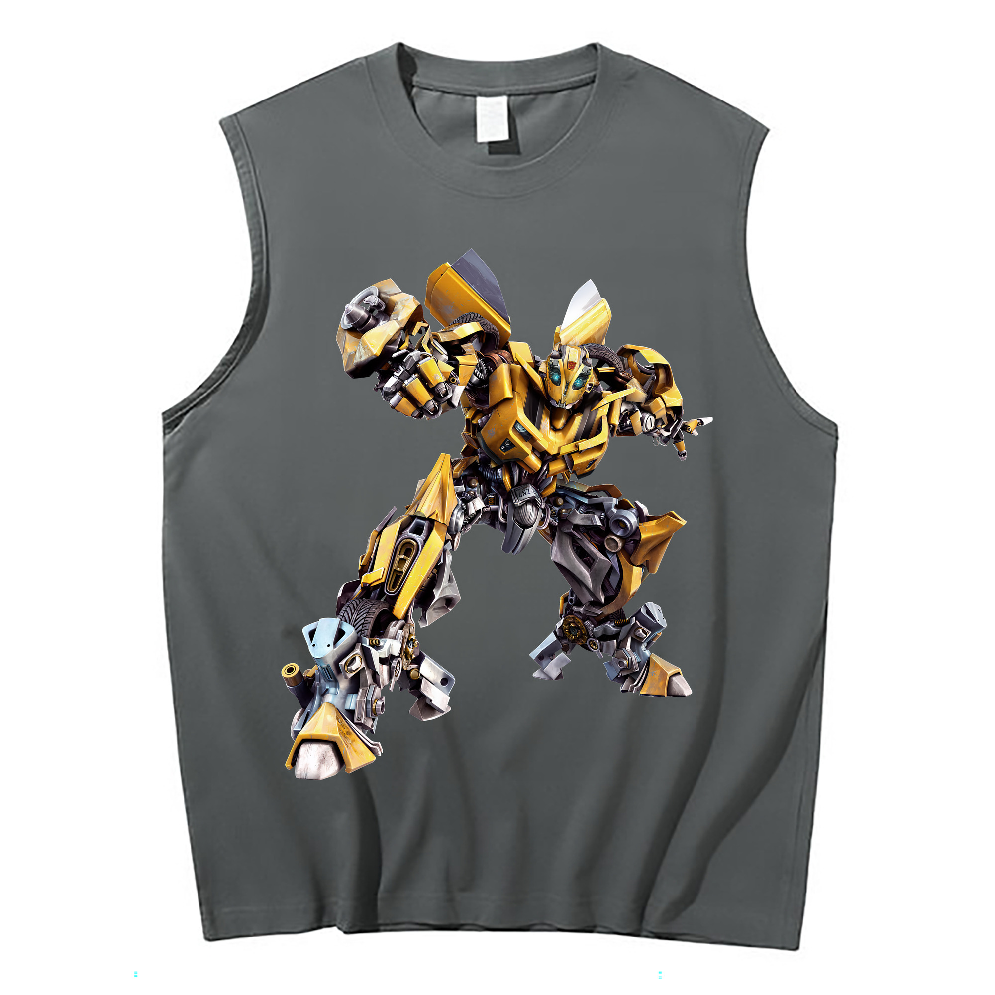 （画像用） Transformers トランスフォーマー コットン100％タンクトップ（フロントプリント）